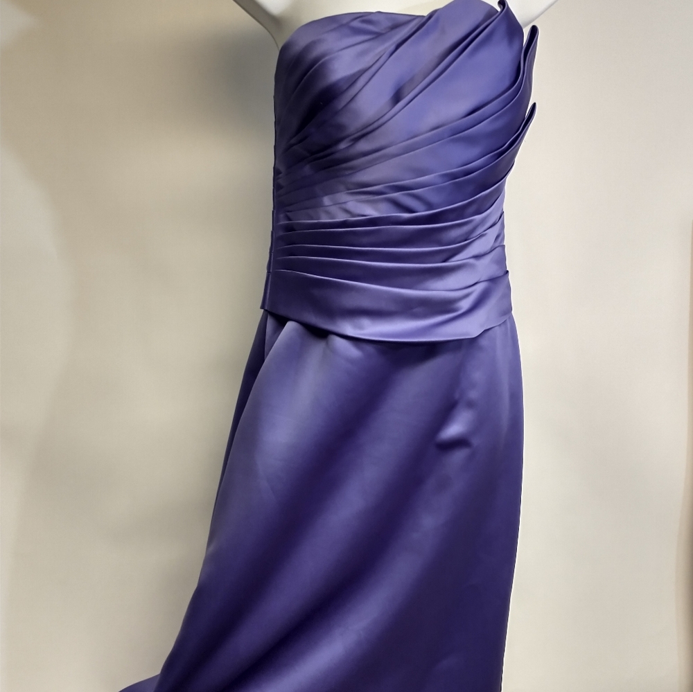 Modern Maids Collection A-line Maxi-Length Prom Wedding Party Dress Size 10 - Picture 3 of 11